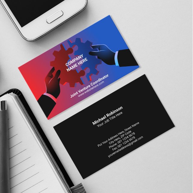 Cartão De Visita Ursos | Conceito de Aquisições de Fusões de Empres (Criador carregado)