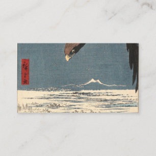 Cartão De Visita Utagawa Hiroshige Japonês Woodblock Eagle
