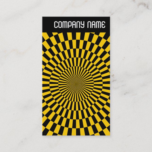 Cartão De Visita V Cabeçalho - Foto - Op Art 09 (Frente)