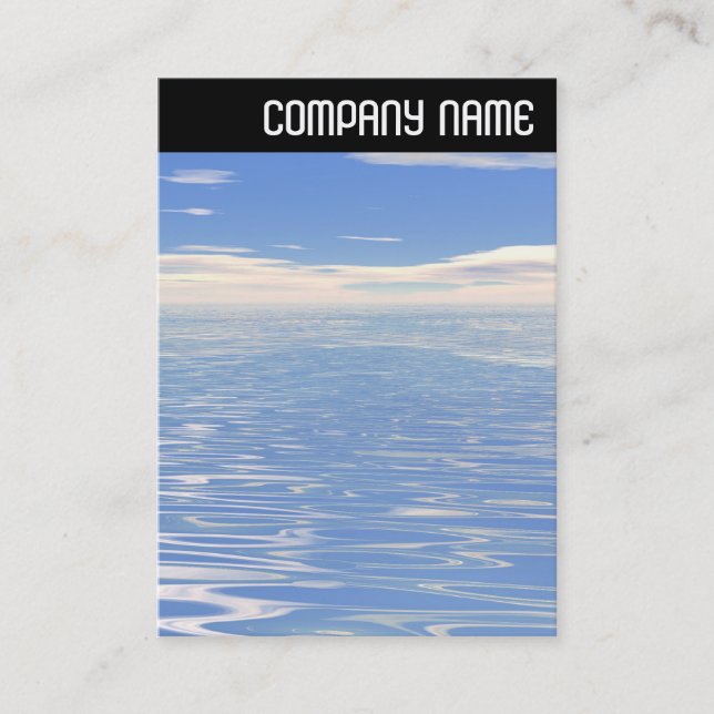 Cartão De Visita V Cabeçalho - Mar e Céu (Frente)