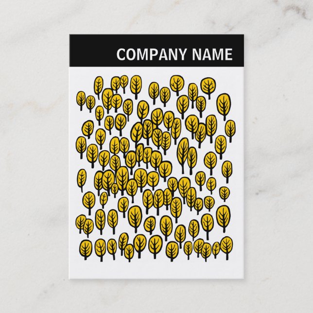 Cartão De Visita V Header - Image - Woodland Drawing 03 (Frente)