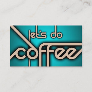 Cartão De Visita vamos de café