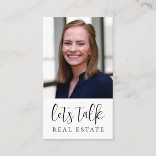 Cartão De Visita Vamos Talk Real Estate Professional