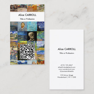 Cartão De Visita Van Gogh - Obras-Primas Mosaico Remendado - Código
