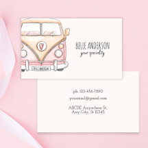 Van vintage rosa