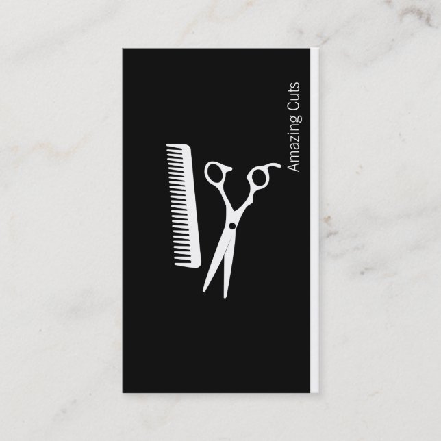 Cartão De Visita Variação do logotipo (jato preto) (Frente)