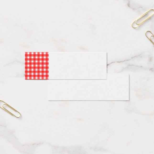 Cartão de visita Vazio de Xadrez de faixa branca v