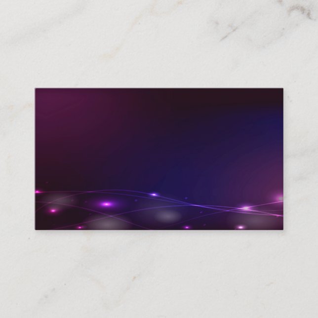 Cartão De Visita vector abstract banner background of blue violet (Frente)