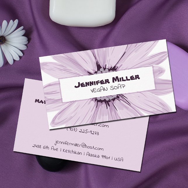 Cartão De Visita Vegan Soap (Criador carregado)