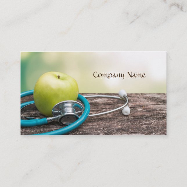 Cartão De Visita Vegetais de frutas/cartão saudável da (Frente)