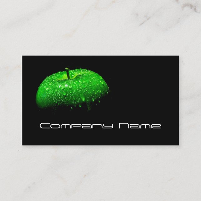 Cartão De Visita Vegetais de frutas/cartão saudável da (Frente)