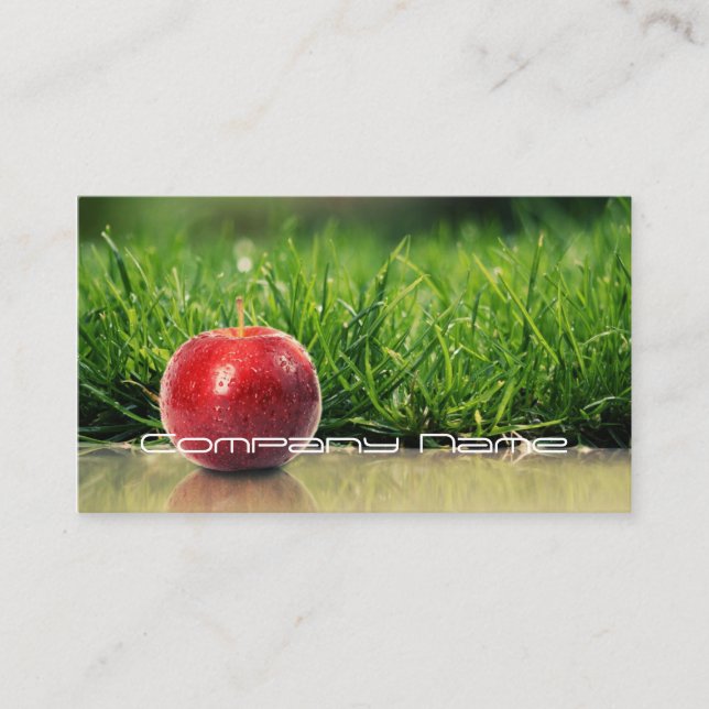 Cartão De Visita Vegetais de frutas/cartão saudável da (Frente)