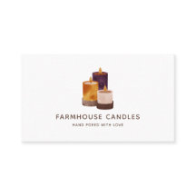 Velas Rústicas de Terracota Feitas à Mão Bem-Estar