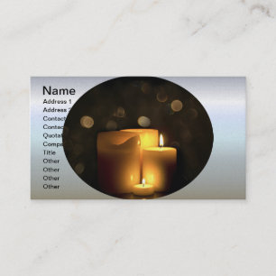Cartão De Visita Velas votivas decorativas