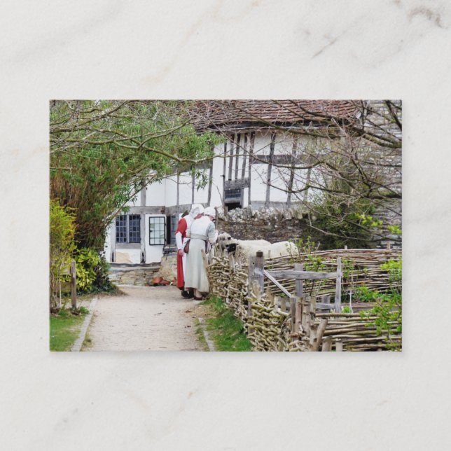 CARTÃO DE VISITA VELHA INGLATERRA (Frente)