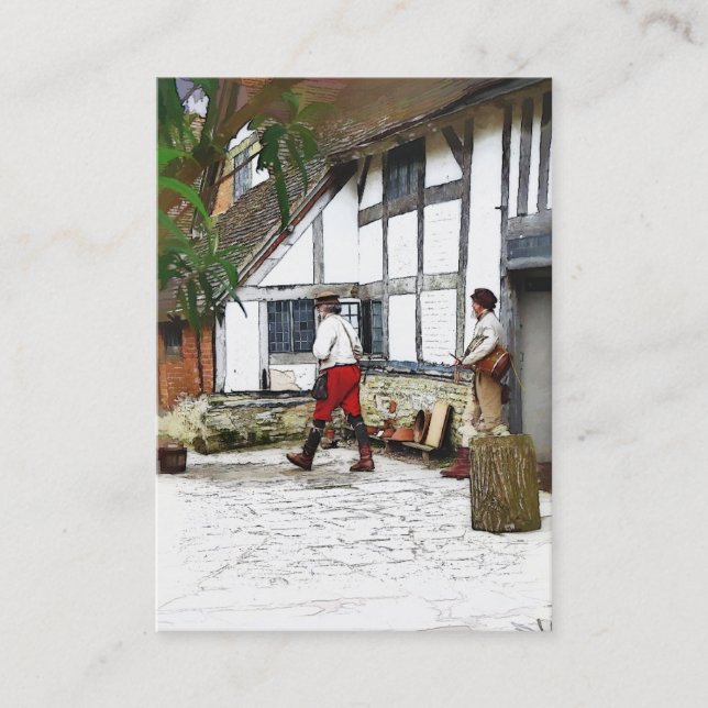 CARTÃO DE VISITA VELHA INGLATERRA (Frente)