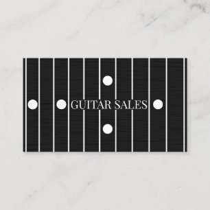 Cartão De Visita Vendas de Guitarra Estilo Pro com Lavra de Rosewoo