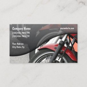 Cartão De Visita Vendas E Serviço De Motocicletas