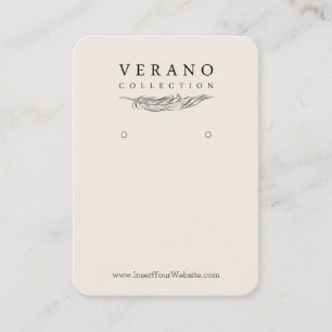 Cartão De Visita Verano Mighty Earring Vertical