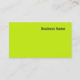 Cartão De Visita Verde