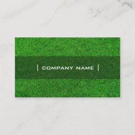 Cartão de visita verde