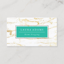 Verde Dourado elegante do mármore & de mar