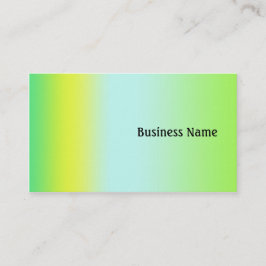 Cartão De Visita Verde e amarelo