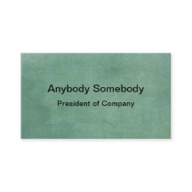 Cartão de visita verde escuro da lavagem da