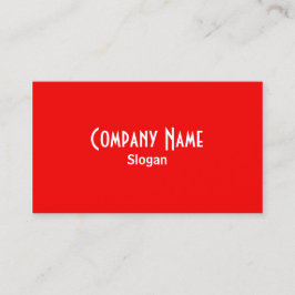 Cartão De Visita Vermelho arco-íris