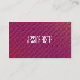 Cartão De Visita Vermelho e Magenta