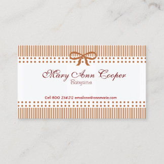 Cartão De Visita Vermelho retro bonito do laço do teste padrão