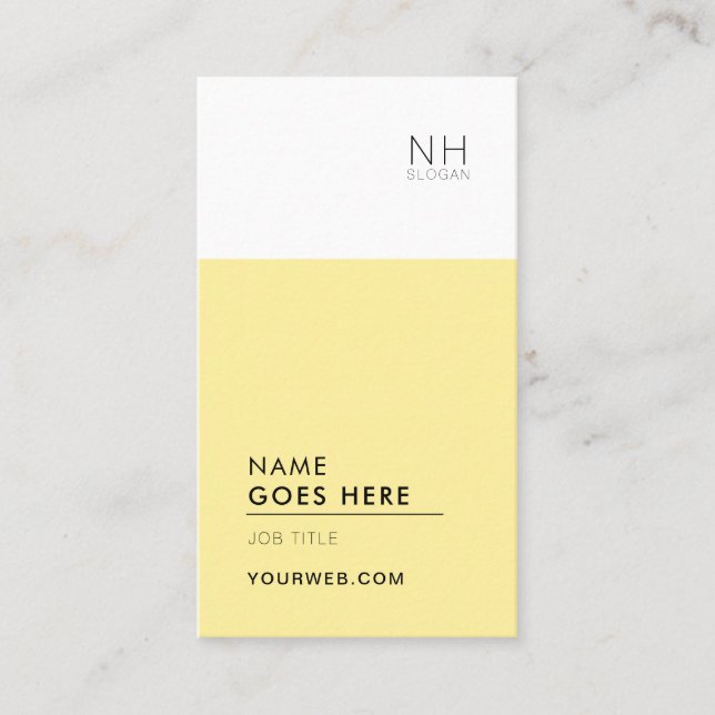 Cartão de visita vertical de múltiplos propósitos (Frente)