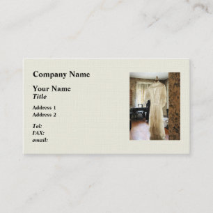 Cartão De Visita Vestido de Casamento do Século XIX