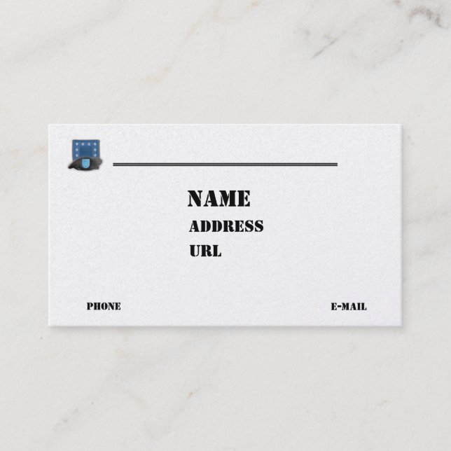 Cartão De Visita veteranos aéreos do exército recrutadores de veter (Frente)