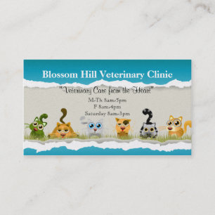 Cartão de visita veterinária
