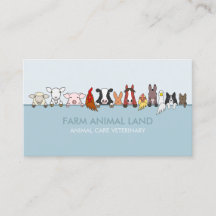 Veterinário Azul de Animais de Fazenda