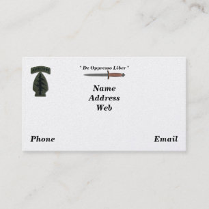 Cartão De Visita Veterinários do sof do sfg do sf das boinas verdes