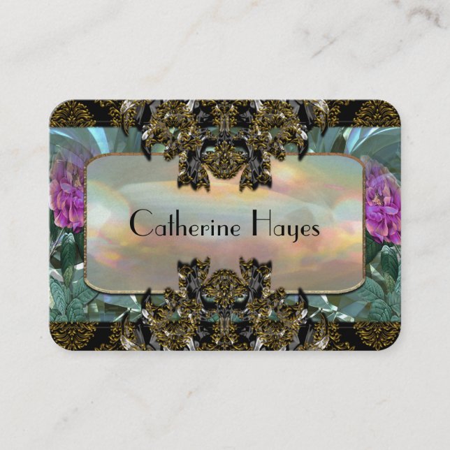 Cartão De Visita Vethmedow 2,5" profissional elegante (Frente)