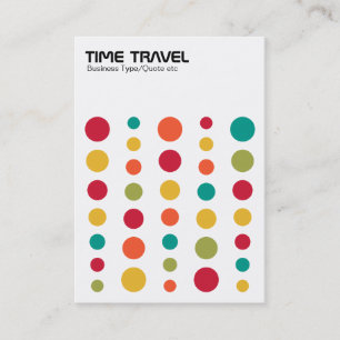 Cartão De Visita Viagem de tempo - Cores 02
