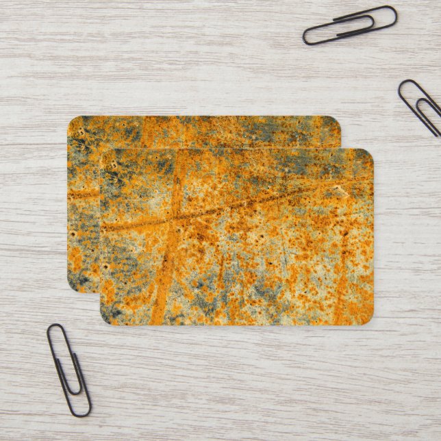 Cartão De Visita vias de ferrugem ácida (Frente/Verso In Situ)