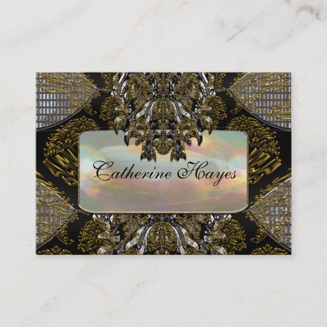 Cartão De Visita Vibetto 2,5" profissional elegante (Frente)