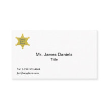 Vice-Xerife Personalizado