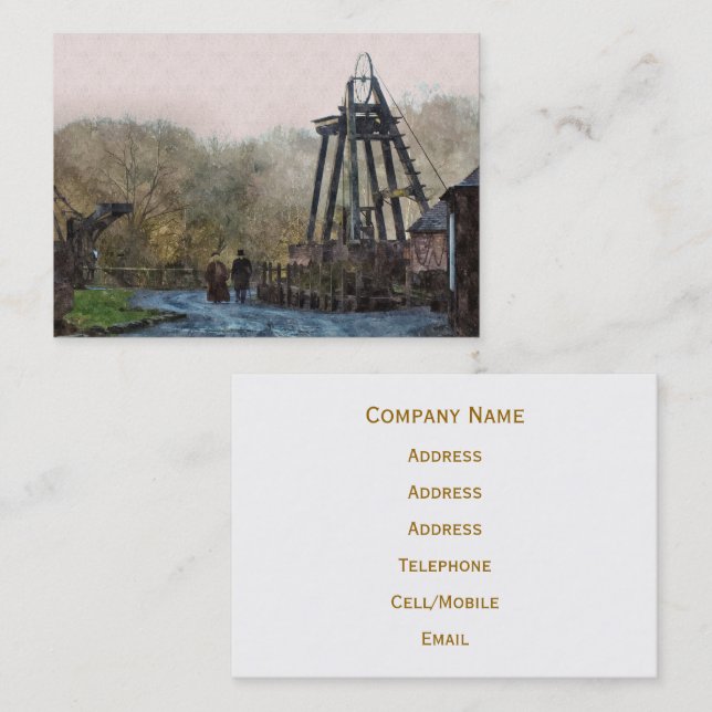 CARTÃO DE VISITA VICTORIAN ENGLAND (Frente/Verso)