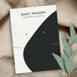 CARTÃO DE VISITA VÍDEO CERAMIC BLACK WHITE WAVE NECKLACE OUVIR EXIB