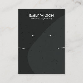 CARTÃO DE VISITA VÍDEO DA VACA NEGRA DA CINZA CERAMIC NECKLACE, APR