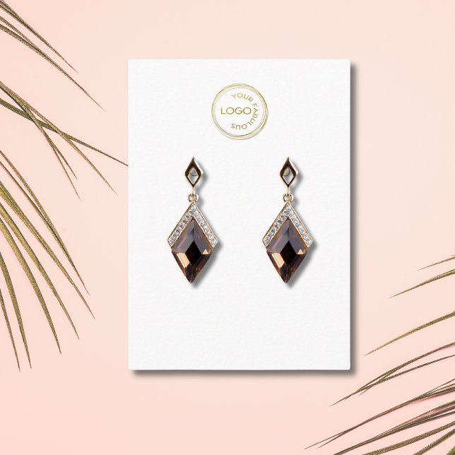 Cartão De Visita Vídeo de varrer adicione seu logotipo Kraft (Criador carregado)