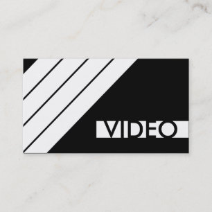Cartão De Visita VÍDEO retrô