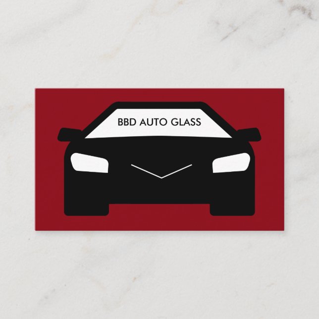 Cartão De Visita Vidro Automotivo e Revestimento (Frente)