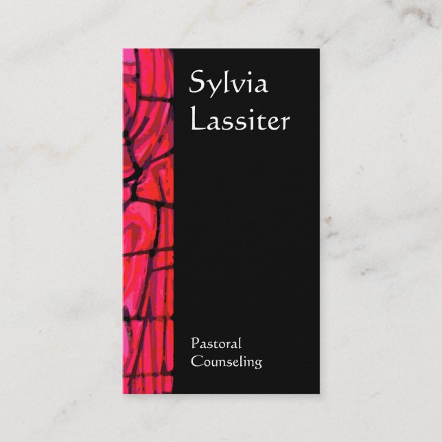 Cartão De Visita Vidro Estreito (Frente)