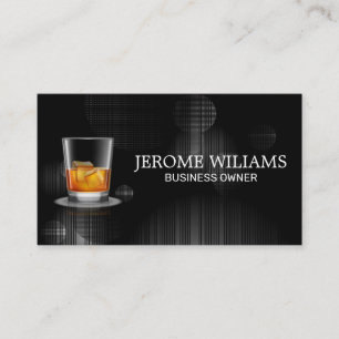 Cartão De Visita Vidro Whisky  Planeamento de eventos